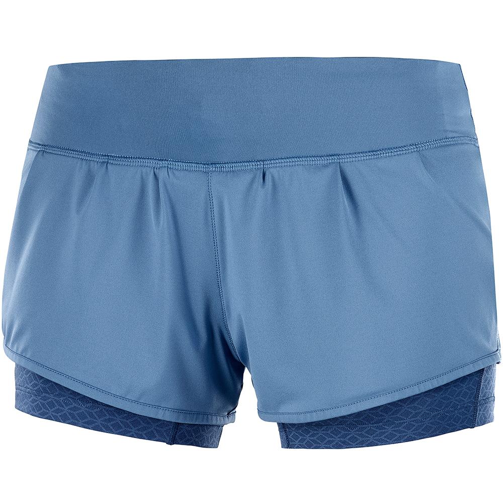 Salomon Shorts Dame Blå - ELEVATE AERO W (BGAMD-5087)
